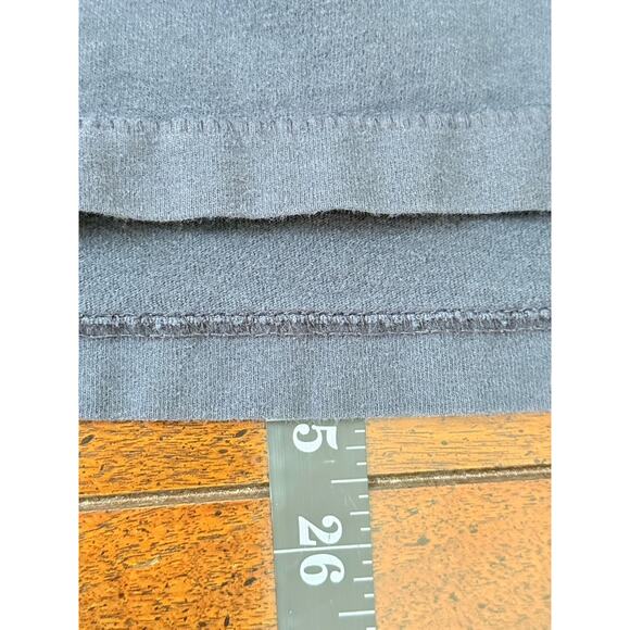 Abercrombie & Fitch Vtg T-Shirt Sz L 90s Y2k Mens Navy Blue Muscle Fit Spell Out - Picture 3 of 10